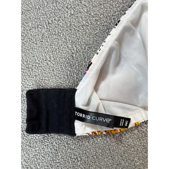 Torrid Curve Bra 360 Back Smoothing Wire Free Lightly Lined Everyday 44C - Picture 9 of 10